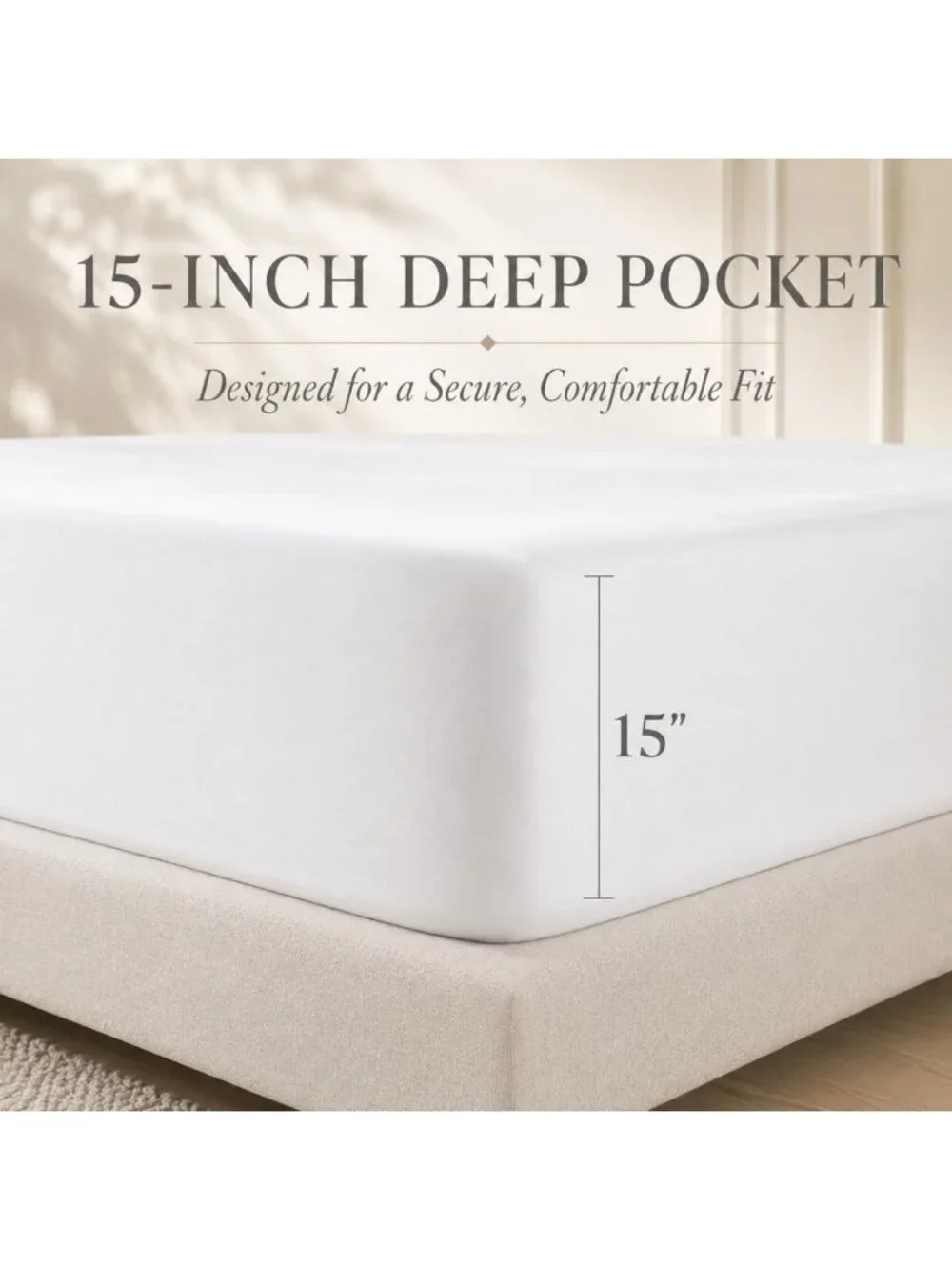 Luxurious 400 Thread Count Cotton King Sheet Set - Soft Light Blue Bedding